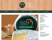 Tablet Screenshot of alemarcheese.com